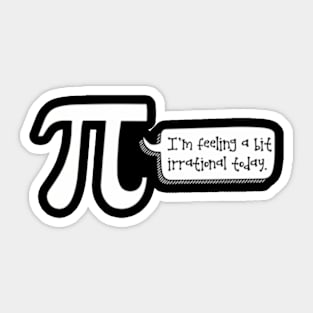 ny Pi Day Irrational Pi Math Teacher Sticker